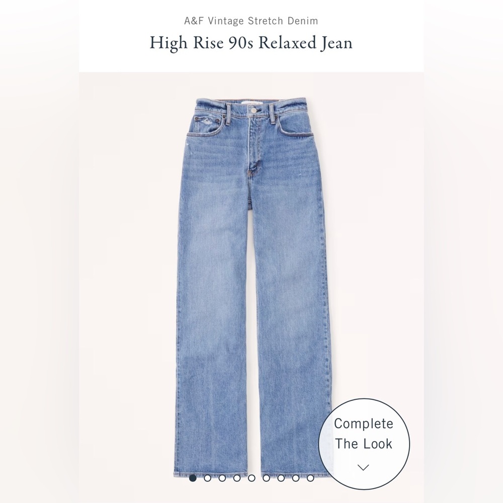 Abercrombie & Fitch The ‘90s Relaxed Jean High Rise